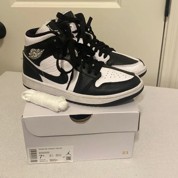 Jordan | Shoes | Nike Air Jordan Mid Se Homage Black White Jordan | Shoes | Nike Air Jordan Mid Se Homage Black White